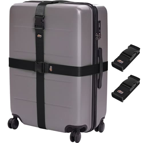 Gorilla Grip Adjustable Luggage Strap 2-Pack - 30% Off