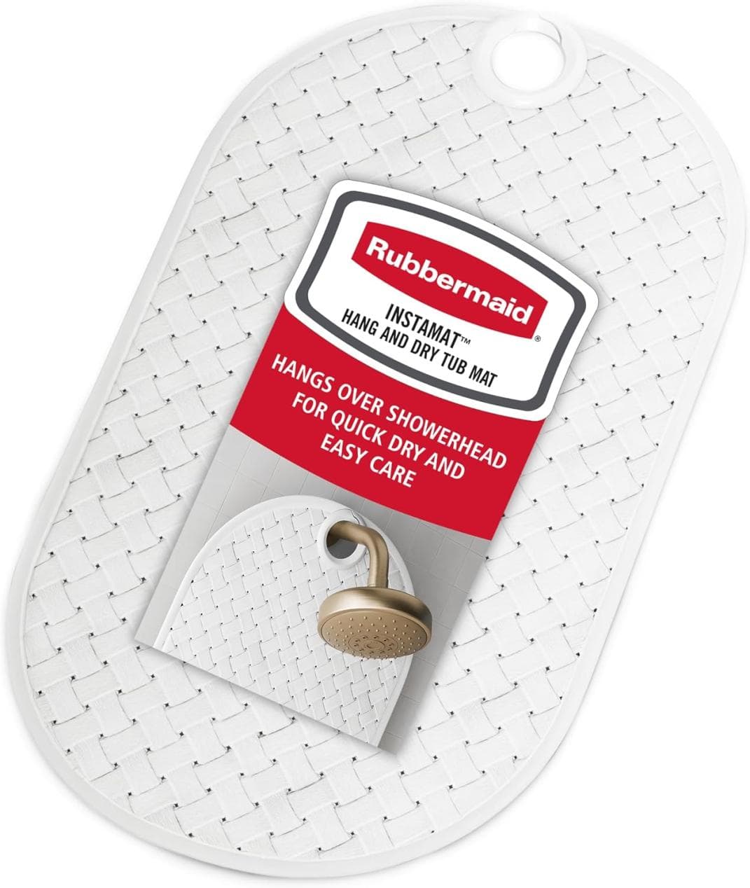 Rubbermaid Non-Slip Shower Mat with Suction Cups