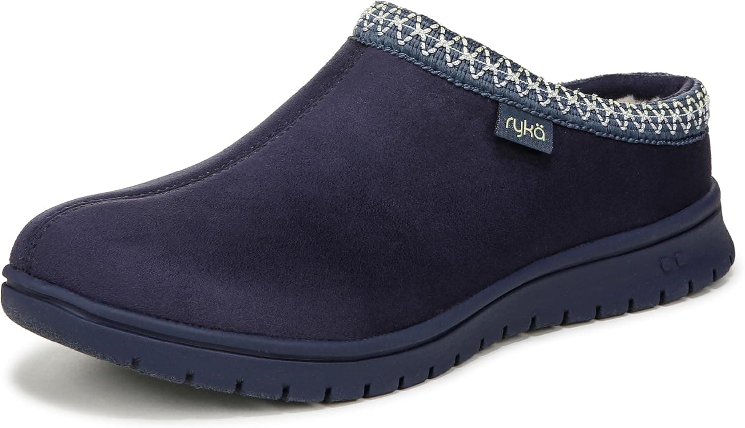 Save 78% on Ryka Womens Stellar Mule in Academy Blue Microfiber
