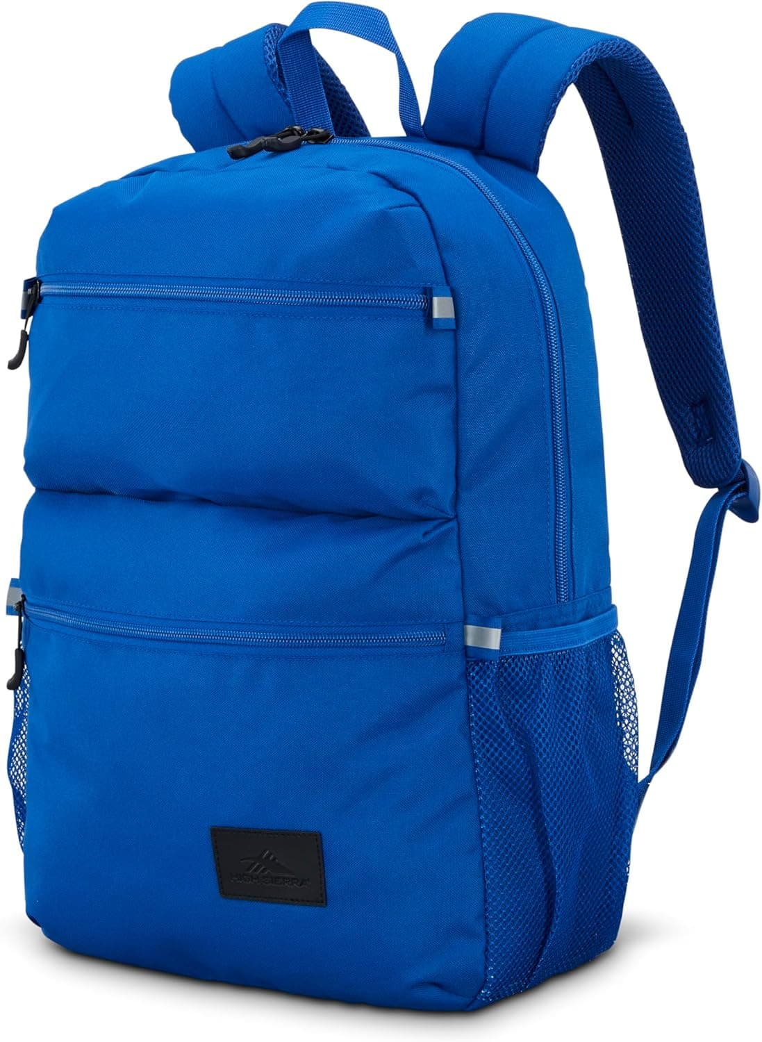 High Sierra Everclass Backpack - Travel or Work Laptop Bookbag with 360° Reflectivity, Dual Water Bottle Pockets & Fits Laptops Up To 15.6”, One Size, Cosmic Blue