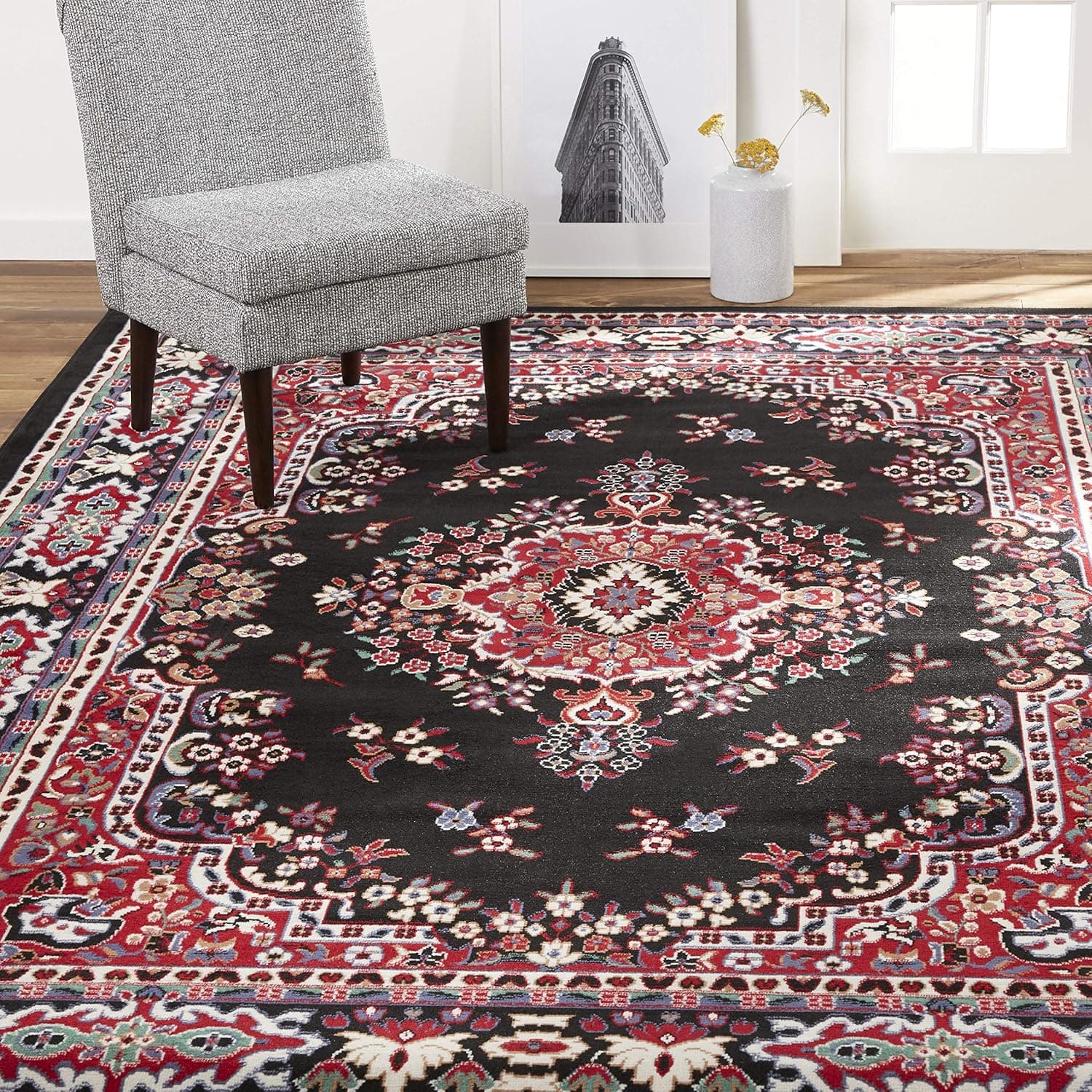 Save 31% on Home Dynamix Premium Sakarya Area Rug in Black