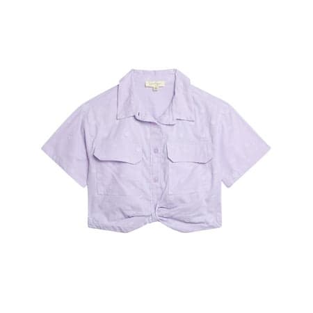 Jessica Simpson Girls Swiss Dot Fashion Top, Sizes 7-16