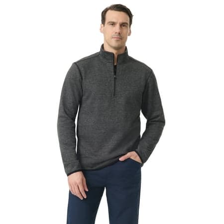 Bass & Co Men's Twill 1/4 Zip, Sizes S-3XL
