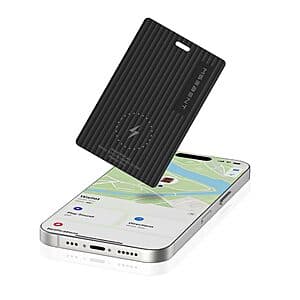 Apple MFi Certified Wallet Tracker with Wireless Charging - $8.50