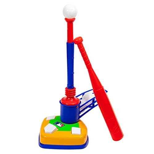 Franklin Sports Super Star Batter 2-in-1 Kids Tee Ball Tee + Pitching Machine