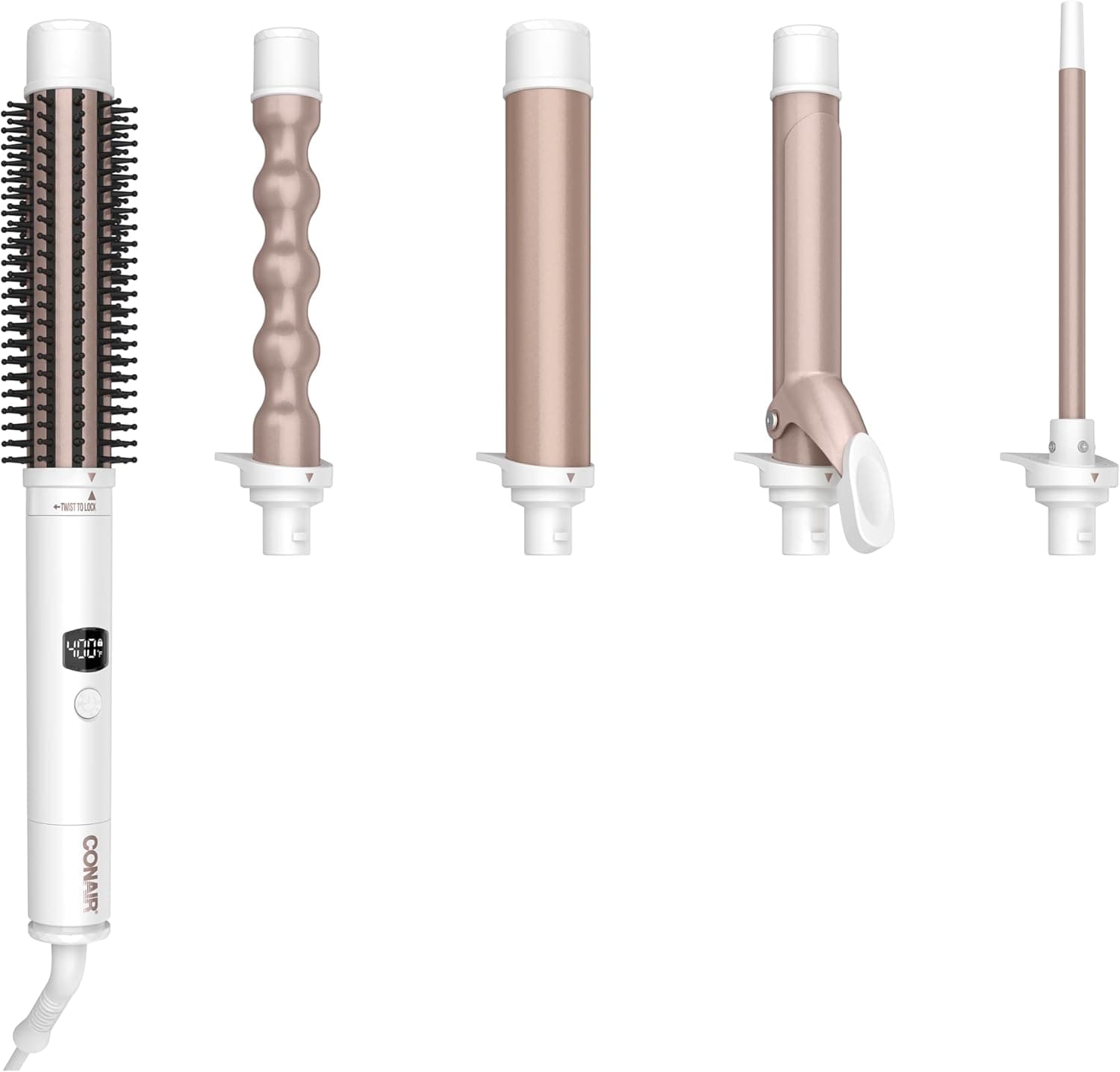 Conair 5-in-1 Ceramic Hair Styler: Curls, Waves, Blowouts
