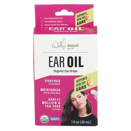 Wally's Natural Soothing Ear Oil with Olive & Lavender, 1 fl oz