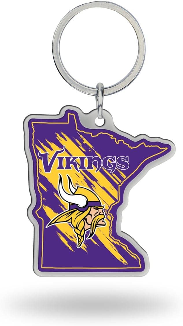 NFL Minnesota Vikings State Shape Keychain - 24% Off