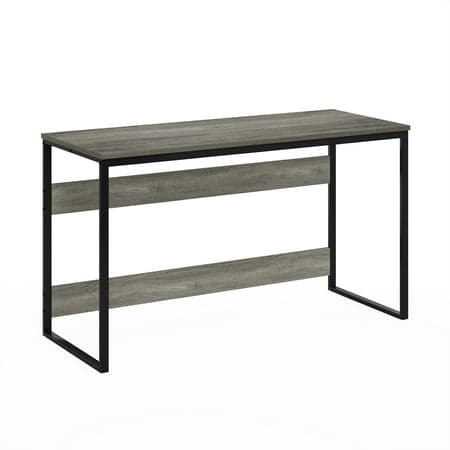 Furinno Moretti Modern Lifestyle Enhanced Study Desk, 52 inch, French Oak Grey