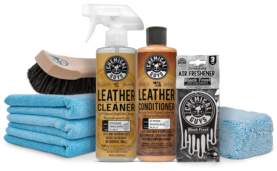Chemical Guys Leather Care Kit - 67% Off for Comprehensive Vehicle Interior Cleaning