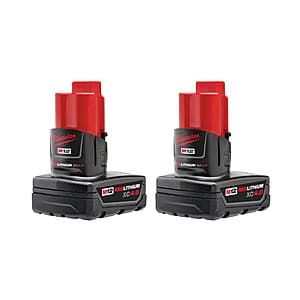Power Up: Milwaukee M12 12V Batteries (2-Pack, 4.0Ah)