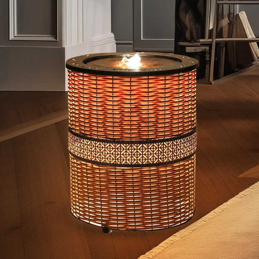 Relaxing Indoor LED Floor Fountain for $43